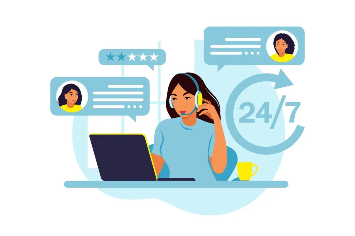 Suporte ao cliente 24/7